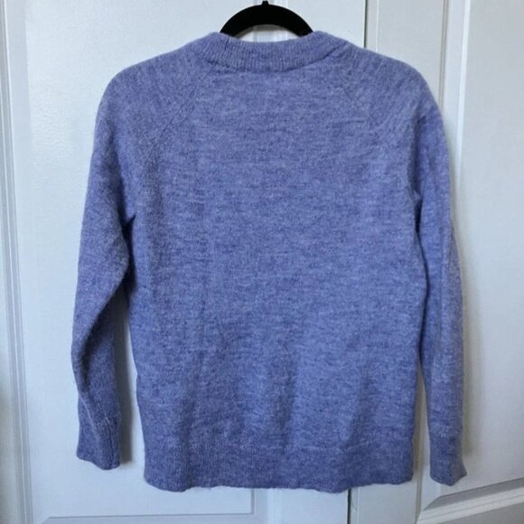 Selected Femme Purple Alpaca Wool Crewneck Sweater Small - Picture 6 of 7